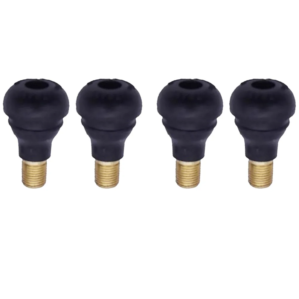 스냅인 고무 자동차 진공 타이어 튜브리스 타이어 밸브 스템, 자동차 오토바이 ATV 휠 액세서리, 범용 TR412, 4 개