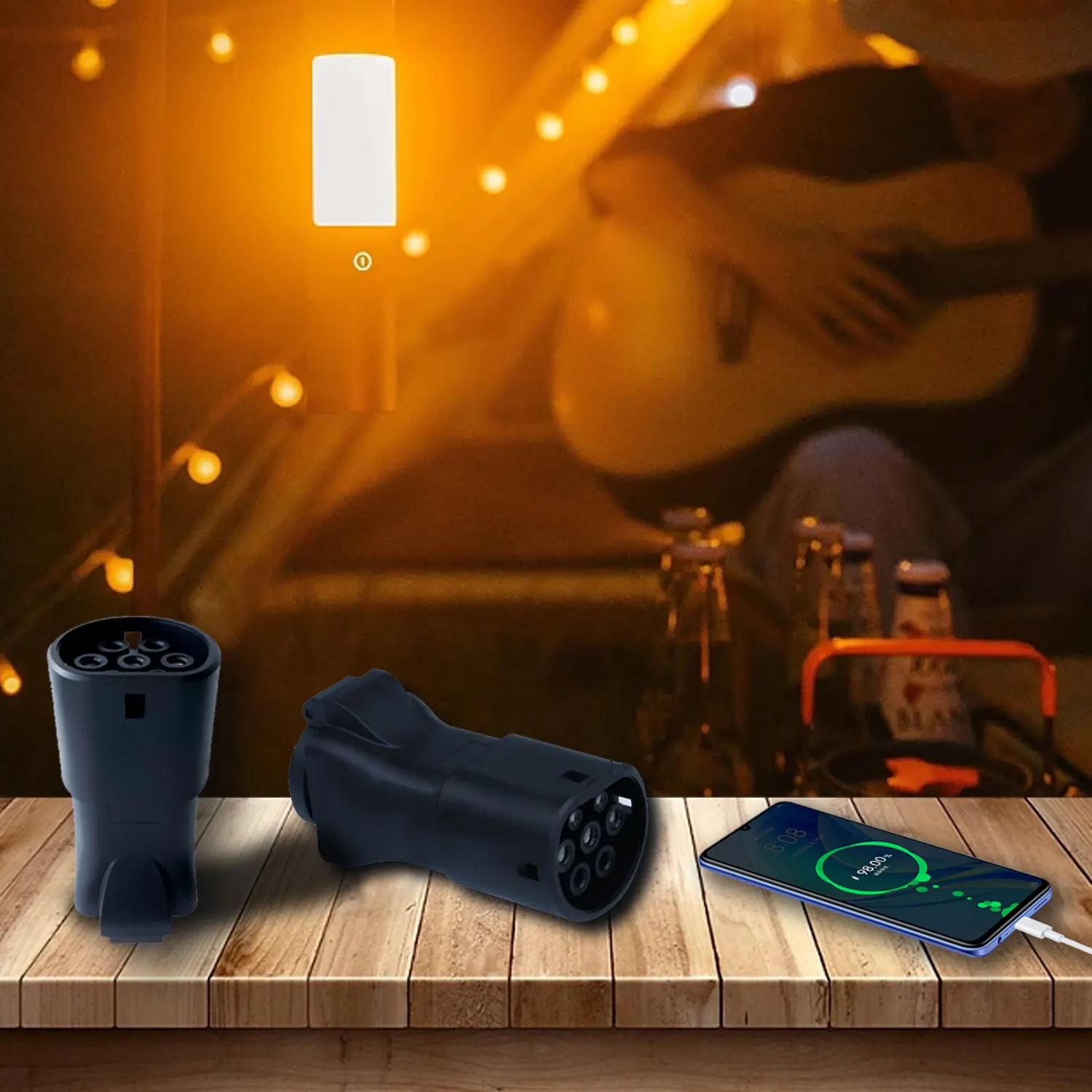 자동차 방전 EV 케이블 어댑터 지지대 MG 기아 현대 방전 V2L 차량 로드 타입 2 브라질 플러그, V2L