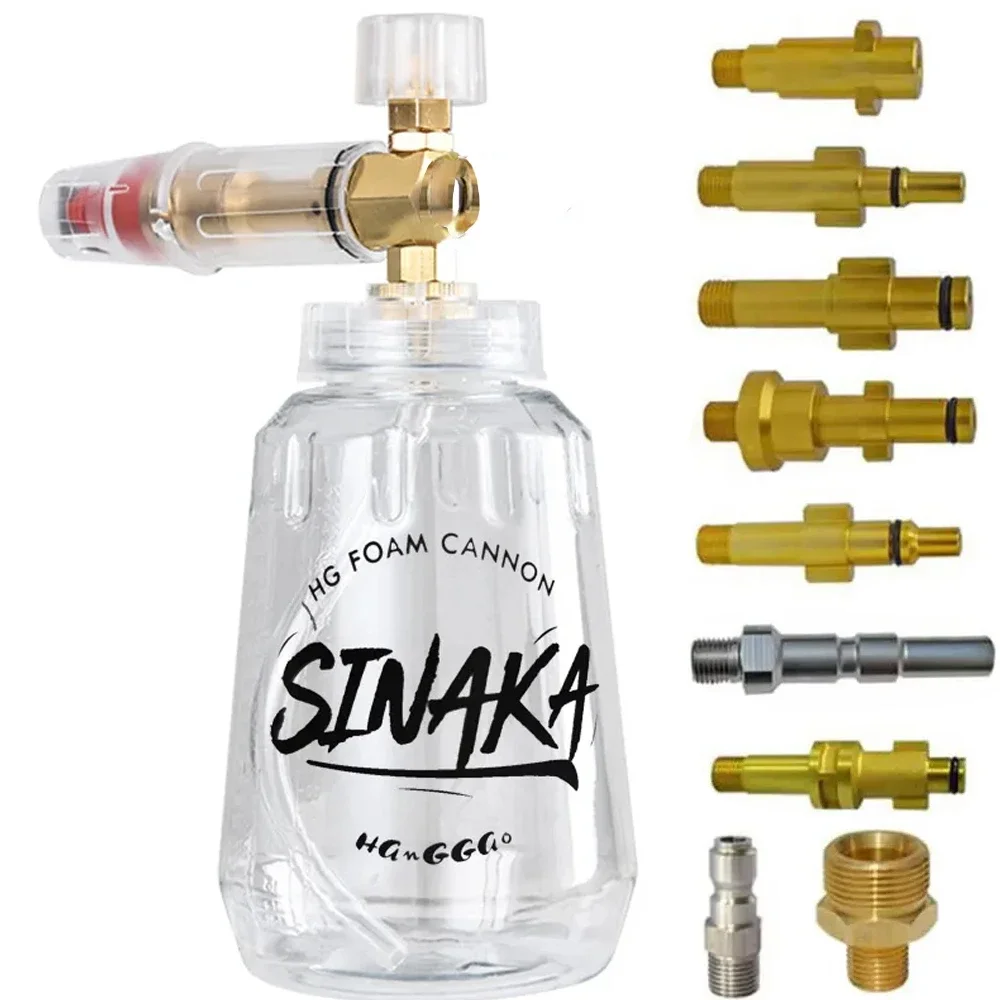 스노우 폼 랜스 포머, 캐논 건, 비누 거품 발생기, 고압 세차 액세서리, Karcher Nilfisk Parkside WAP용 title=스노우 폼 랜스 포머, 캐논 건, 비누 거품 발생기, 고압 세차 액세서리, Karcher Nilfisk Parkside WAP용