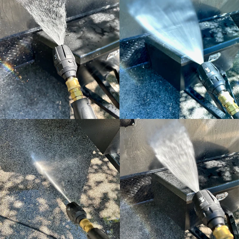 ROUE 고압 노즐 자동차 와셔 건, 퀵 제트 팁 와셔 노즐, Karcher Parksdie Nilfisk Bosch 어댑터 액세서리