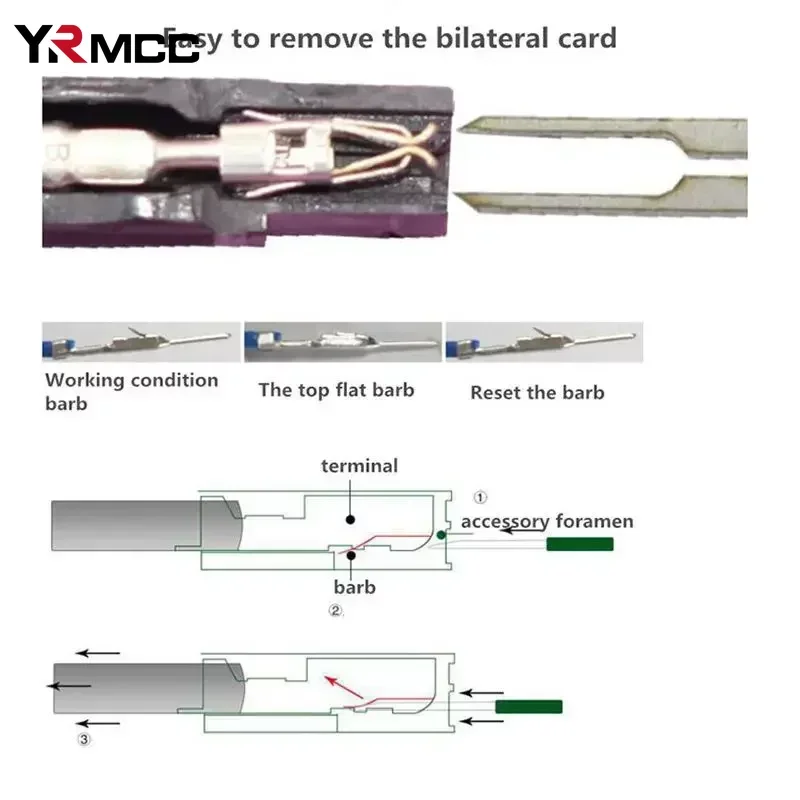 자동차 터미널 제거 도구 키트, 전기 와이어링 크림프 커넥터 핀 추출기, 자동차 터미널 수리 수공구, 11 개, 18 개, 26 개, 36 개, 41 개