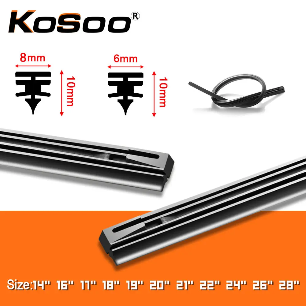 자동차 와이퍼 블레이드 교체용 인서트 리필 고무 스트립, 앞유리 앞 유리 스크린, 8mm 6mm 14 인치 16 인치 17 인치 18 인치 19 인치 20 인치 21 인치 22 인치 24 인치 26 인치 28 인치, 1 개 title=자동차 와이퍼 블레이드 교체용 인서트 리필 고무 스트립, 앞유리 앞 유리 스크린, 8mm 6mm 14 인치 16 인치 17 인치 18 인치 19 인치 20 인치 21 인치 22 인치 24 인치 26 인치 28 인치, 1 개 