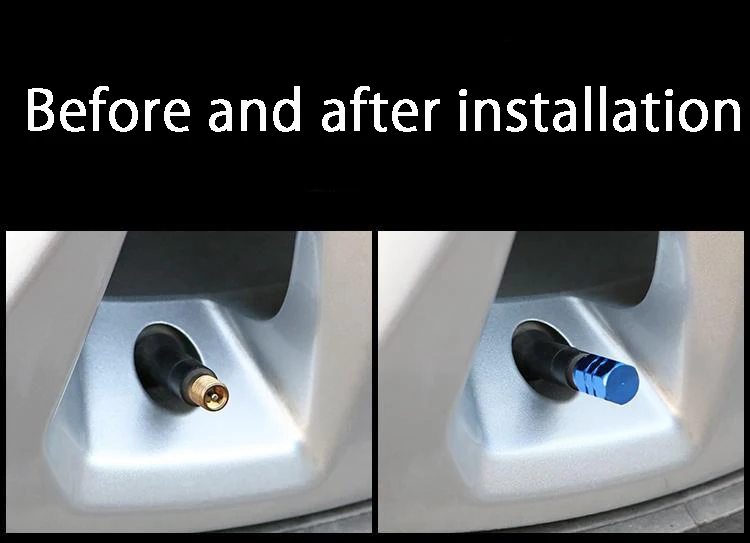 알루미늄 합금 자동차 휠 타이어 밸브 캡, 타이어 림 스템 커버, 자동차, 오토바이, 트럭, 자전거용, 공기 먼지 방수