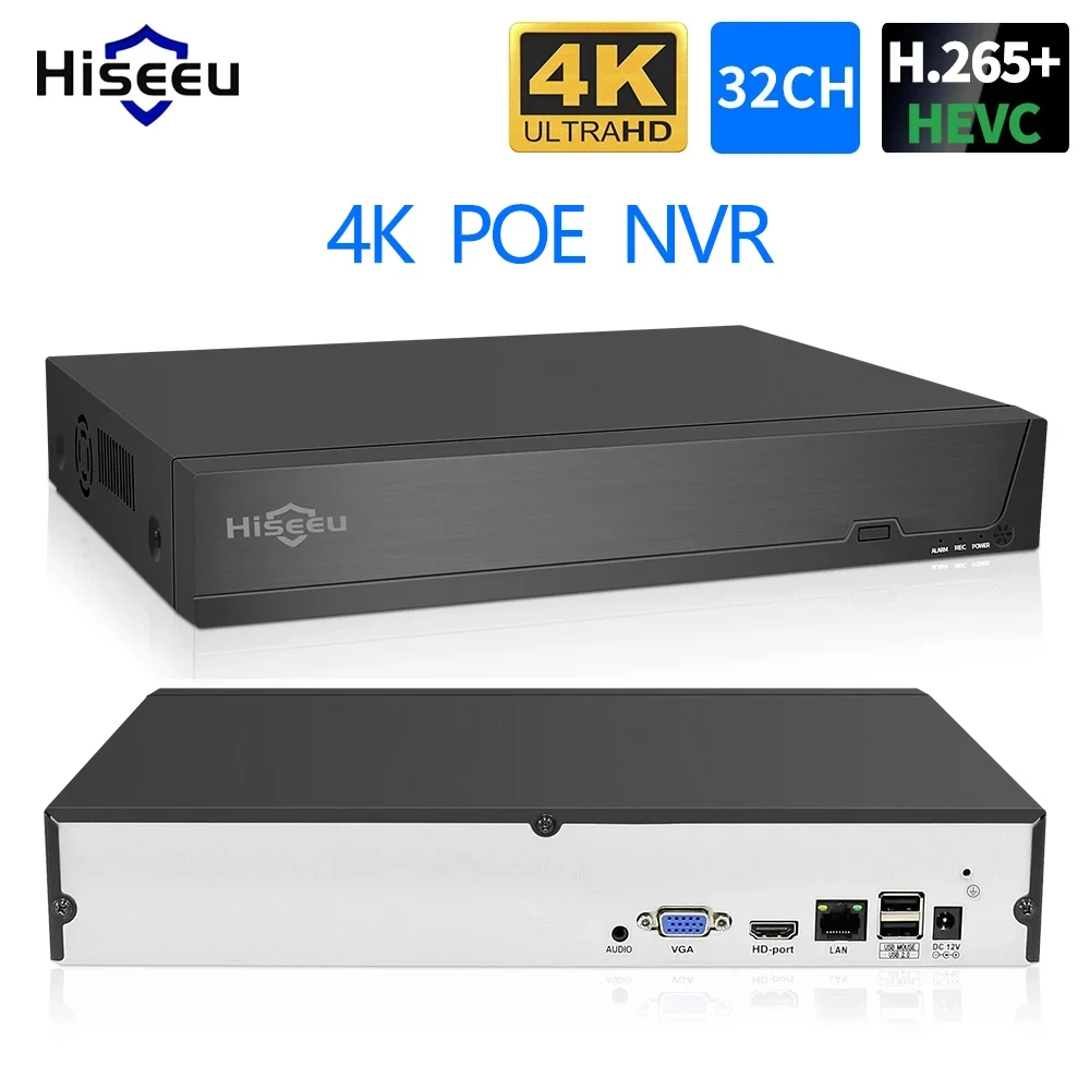 Hiseeu POE NVR 비디오 녹음기, POE IP 카메라, ONVIF XMEYE Pro, HD 1080P, 25CH, 5MP, 32CH, 1080P, 8CH, 4K, 8MP, H.265, 3MP, 4MP, 5MP, 8MP title=Hiseeu POE NVR 비디오 녹음기, POE IP 카메라, ONVIF XMEYE Pro, HD 1080P, 25CH, 5MP, 32CH, 1080P, 8CH, 4K, 8MP, H.265, 3MP, 4MP, 5MP, 8MP 