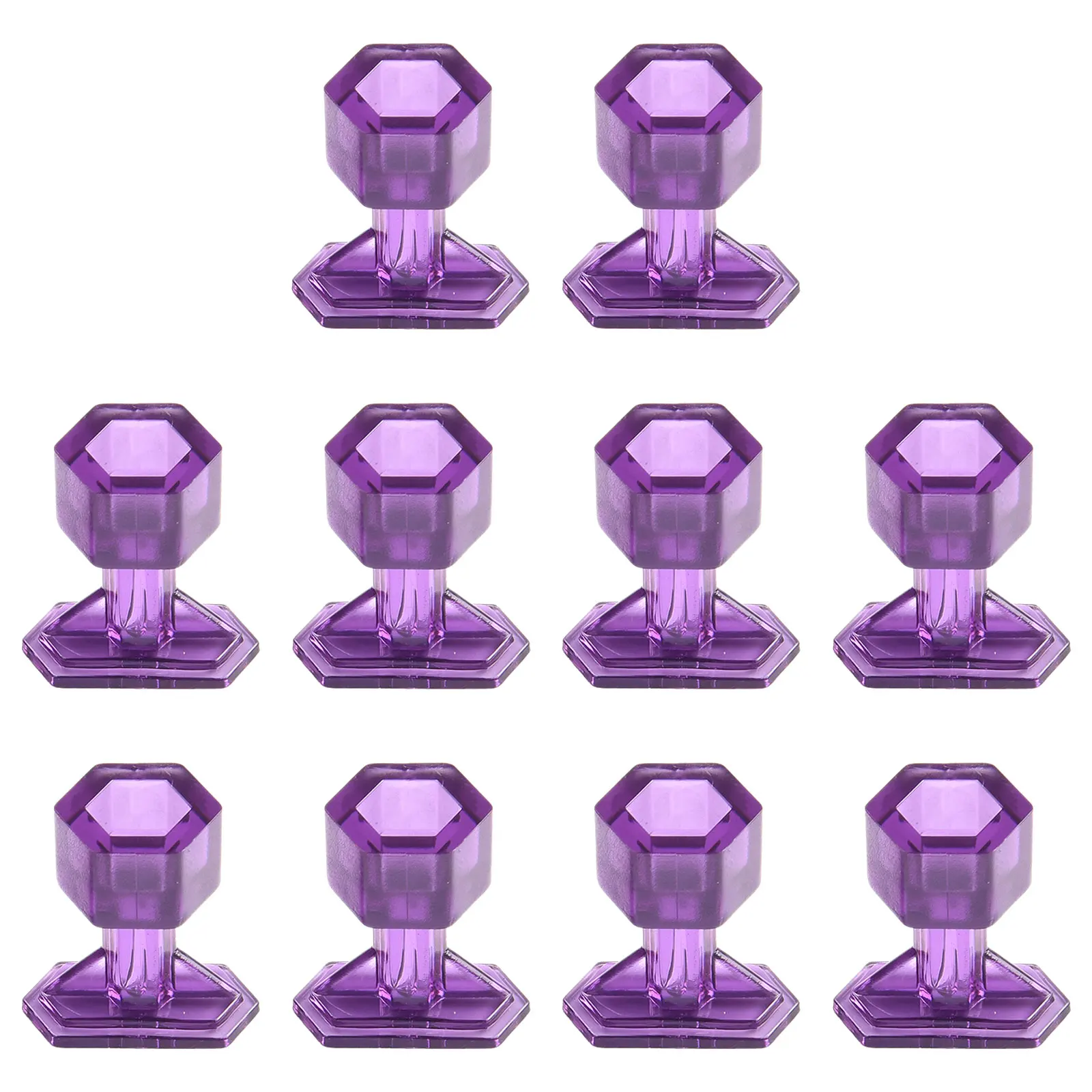 보라색 접착제 탭 덴트 제거 도구, Pdr 자동차 덴트 수리 도구, 자동 페인트 없는 덴트 수리 접착제 탭, 10x