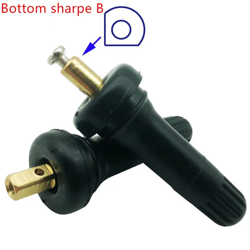 TPMS 고무 스냅인 타이어 압력 센서 밸브 스템 서비스 키트, BUICK용 교체품, 17-20008 20008 타이어 밸브, 4 개