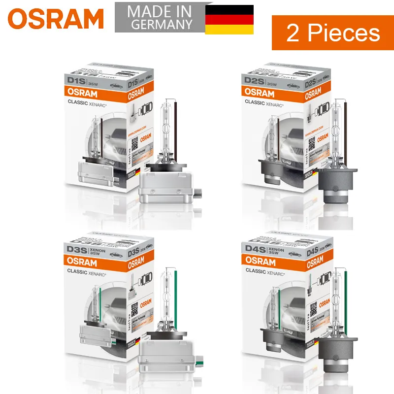 OSRAM 66240 66340 66440 CLC 제논 HID 클래식 오리지널 자동차 헤드라이트, 4200K 표준 백색광, D1S D2S D3S D4S 66140, 2 개 title=OSRAM 66240 66340 66440 CLC 제논 HID 클래식 오리지널 자동차 헤드라이트, 4200K 표준 백색광, D1S D2S D3S D4S 66140, 2 개