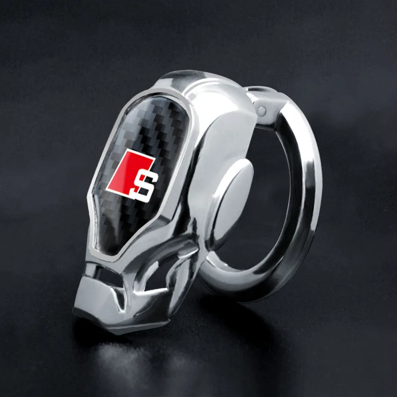 자동차 엔진 원 버튼 시동 스위치 버튼 장식 스티커, 아우디 S A1 A3 A4 A5 A6 RS TT S4 S5 S6 S7 Q3 Q5 Q7 C5 C6 B4 B5