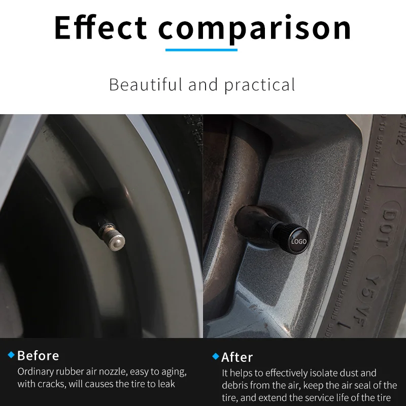 자동차 휠 타이어 방진 밸브 캡 아연 합금 타이어 림 스템 커버, BMW X1 X3 X4 X5 X6 외부 액세서리 차량, 4 개
