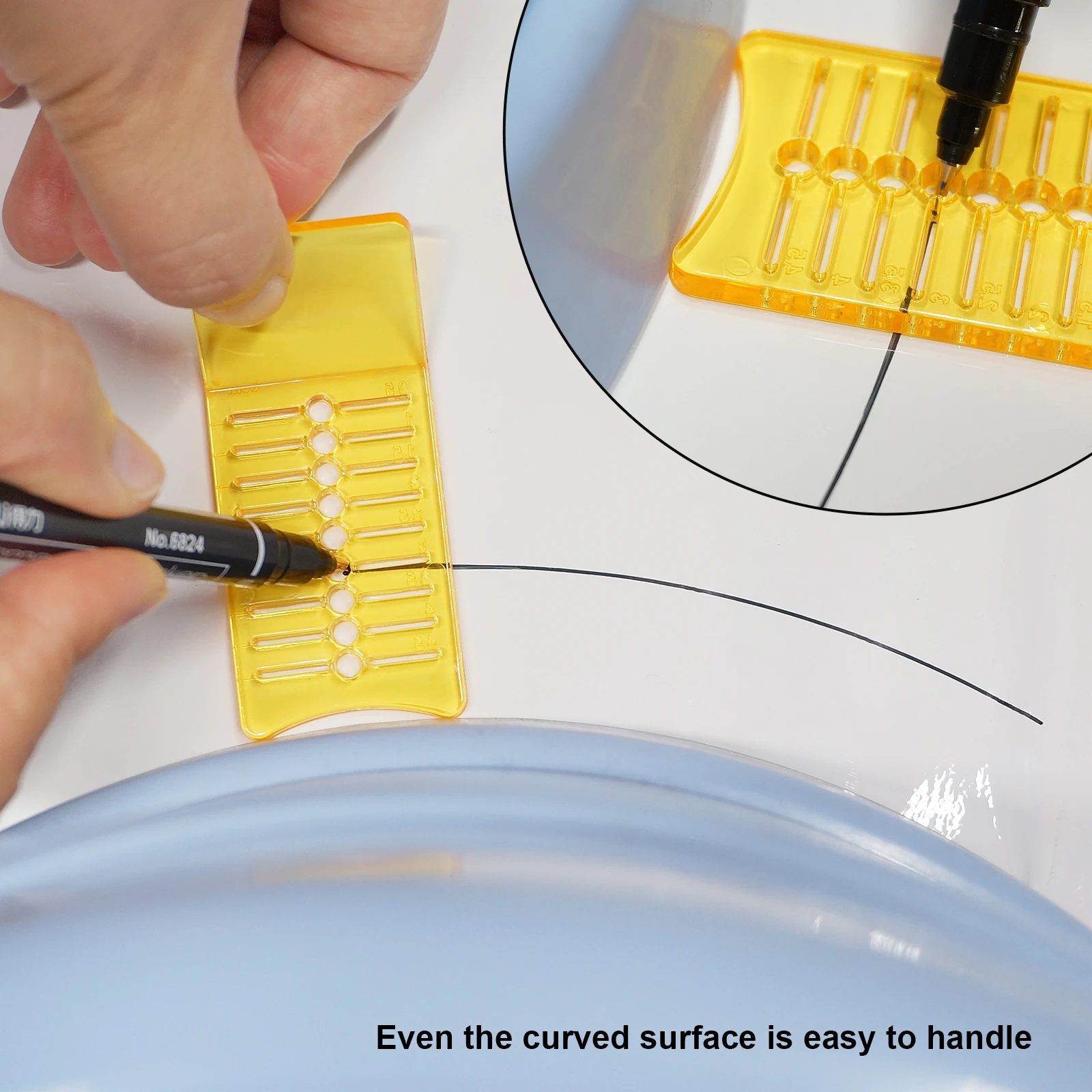 FOSHIO 1/3pcs 자동차 탄소 비닐 포장 스퀴지 스티커 데칼 필름 마크 스크레이퍼 플라스틱 컷 보조 도구 창 로그인 만들기