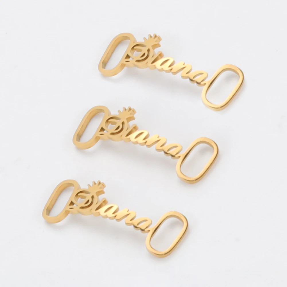 Sipuris-사용자 정의 이름 신발 버클 스테인레스 스틸 맞춤 운동화 태그 여성 남성 패션 주얼리 남자 친구 선물, 신제품