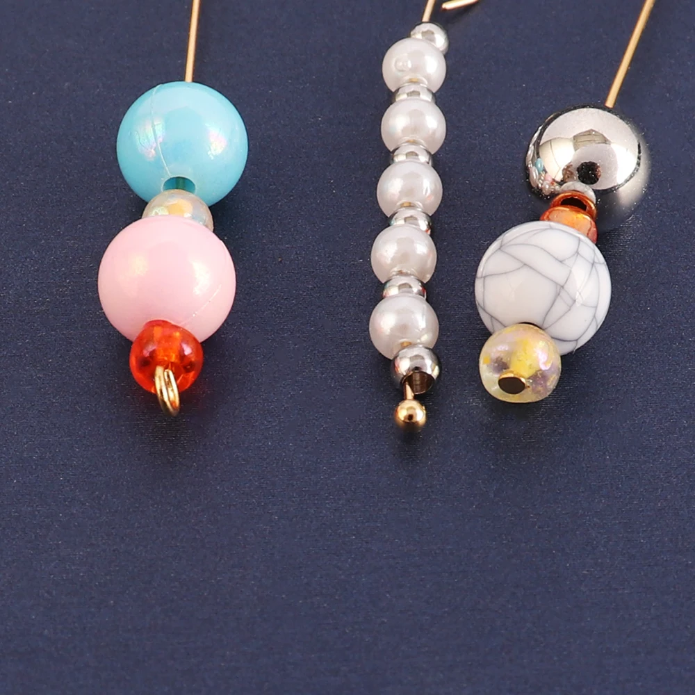 316L 스테인레스 스틸 플랫 헤드 핀 귀걸이 주얼리 구슬 핀 만들기 재료 DIY 쥬얼리 페이딩 없음, 100 개