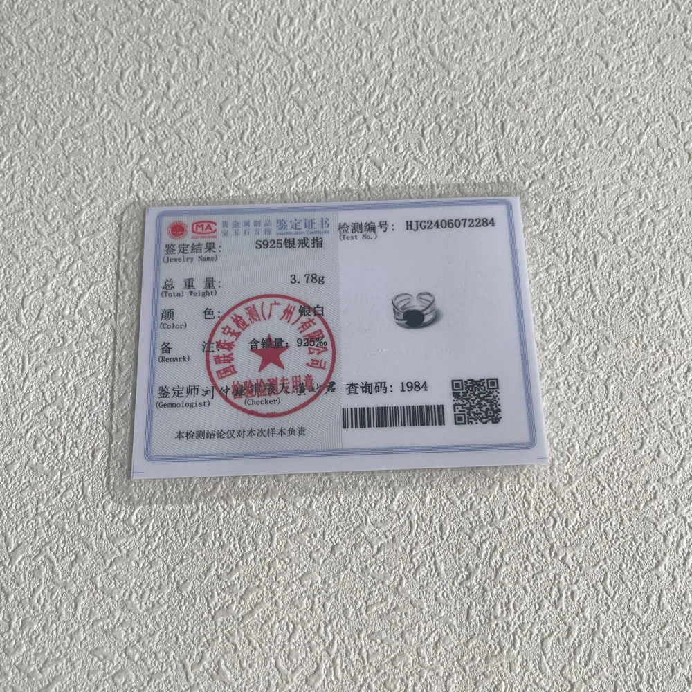 여성용 타원형 925 스털링 실버 반지, 크기 조정 가능, 핸드메이드 블랙 지르콘, 바그 팜므, 925 액세서리, 파인 쥬얼리