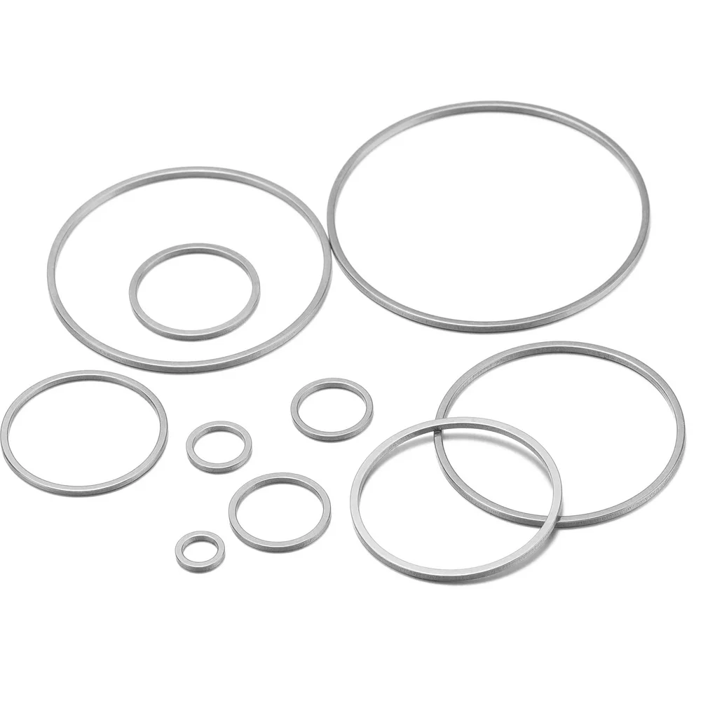 스테인레스 스틸 골드 도금 귀걸이 반지, 큰 원형 귀 와이어 후프 펜던트 DIY 쥬얼리 결과 6/8/10/12/16/20/25/30/35/40mm