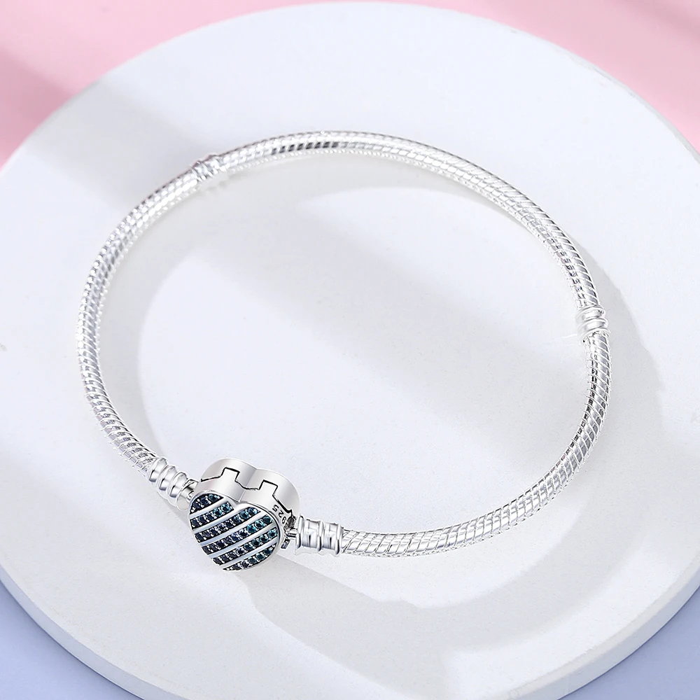 Danturn 925 스털링 실버 팔찌, 왕관 나비 버스 자매 사랑 체리 팔찌, 여성 패션 매력 팔찌