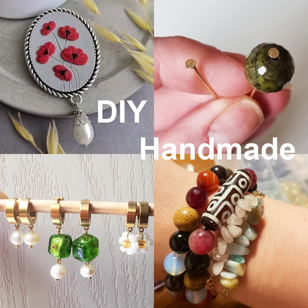 316L 스테인레스 스틸 플랫 헤드 핀 귀걸이 주얼리 구슬 핀 만들기 재료 DIY 쥬얼리 페이딩 없음, 100 개