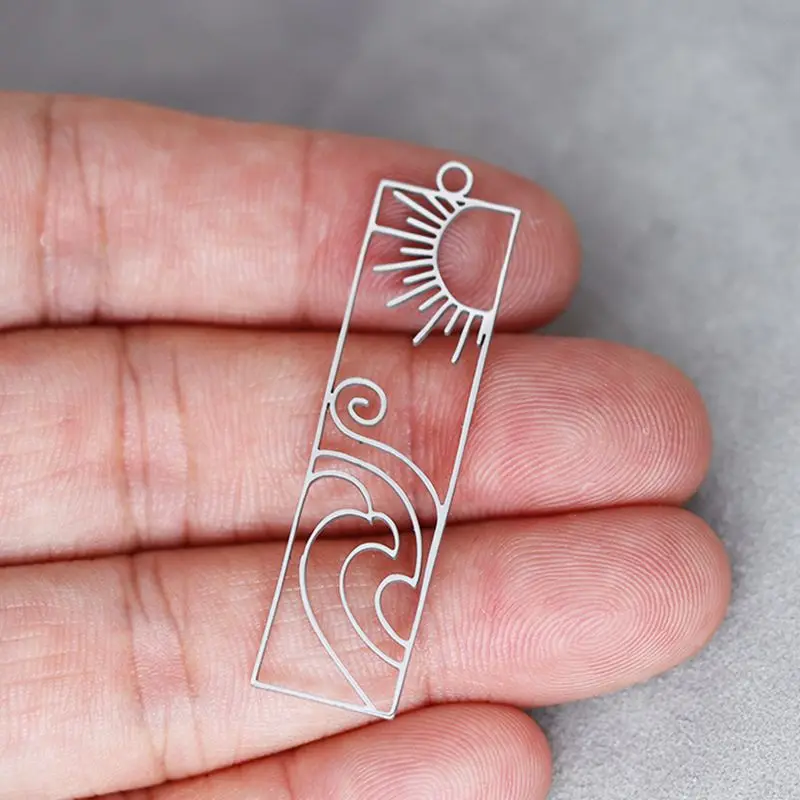 태양 구름 매력 라인 316L 스테인레스 스틸 펜던트, DIY 태슬 귀걸이, 쥬얼리 제작 목걸이, 여성 소녀 액세서리, 3 개 title=태양 구름 매력 라인 316L 스테인레스 스틸 펜던트, DIY 태슬 귀걸이, 쥬얼리 제작 목걸이, 여성 소녀 액세서리, 3 개 