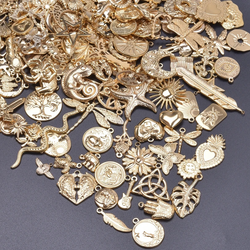 주얼리 제작용 진짜 금 도금 스테인리스 스틸 참, 18k, 위카 하트, 파티마, 핸드 문 펜던트, 매력 벌크 소재, 10 개, 30 개 title=주얼리 제작용 진짜 금 도금 스테인리스 스틸 참, 18k, 위카 하트, 파티마, 핸드 문 펜던트, 매력 벌크 소재, 10 개, 30 개