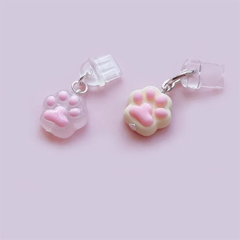 귀여운 핑크 고양이 클로 폰 참, 귀여운 핑크 개 클로 더스트 플러그, 모바일 이어폰, 고무 잭 더스트 플러그, 아이폰, 안드로이드, C 타입 title=귀여운 핑크 고양이 클로 폰 참, 귀여운 핑크 개 클로 더스트 플러그, 모바일 이어폰, 고무 잭 더스트 플러그, 아이폰, 안드로이드, C 타입 