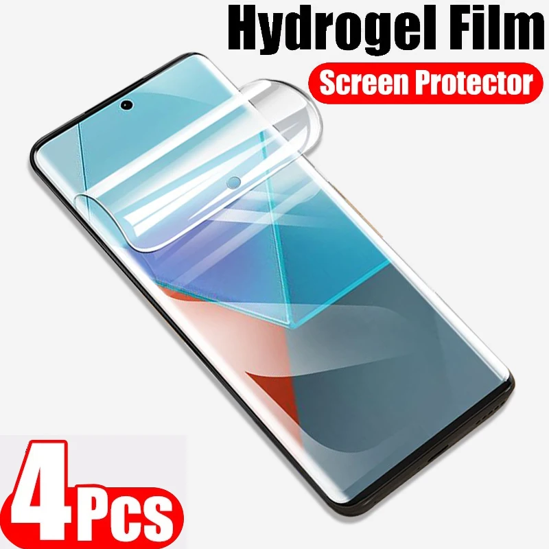Redmi Note 13 Pro plus Note 13 용 하이드로겔 필름, Redmi 13C 4G 13R 5G HD 전면 필름 화면 보호대, 4 개 title=Redmi Note 13 Pro plus Note 13 용 하이드로겔 필름, Redmi 13C 4G 13R 5G HD 전면 필름 화면 보호대, 4 개