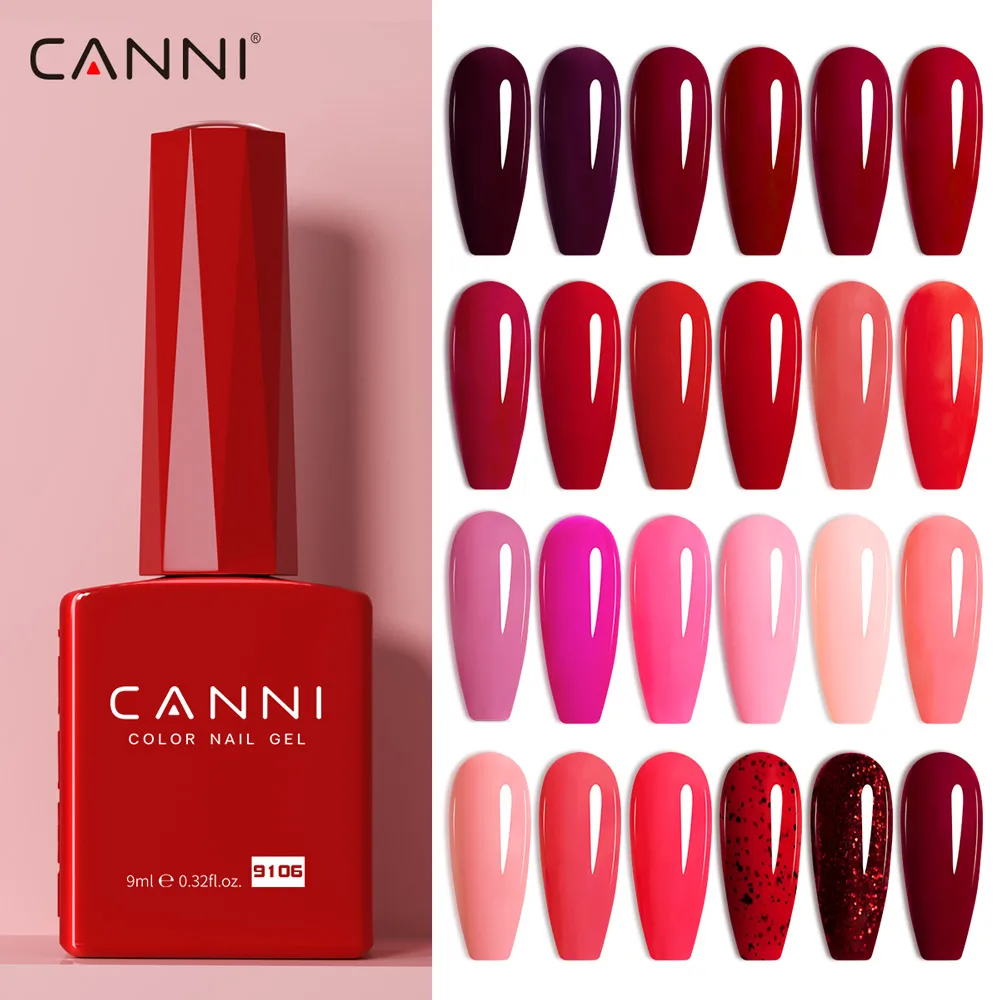 CANNI 헤마 프리 네일 젤 광택제, 반영구 네일 탈수기, 프라이머 9ml, 프랑스 화려한 색상, 크리스마스 레드 컬러 컬렉션 title=CANNI 헤마 프리 네일 젤 광택제, 반영구 네일 탈수기, 프라이머 9ml, 프랑스 화려한 색상, 크리스마스 레드 컬러 컬렉션