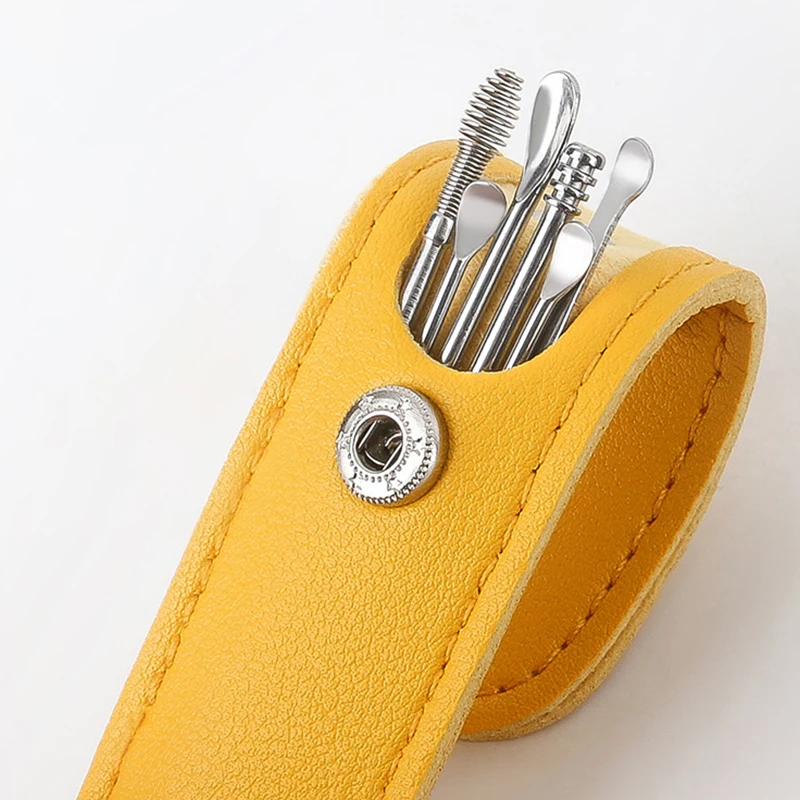 귀 클리너 왁스 피커, 귀이개 왁스 제거기, 큐렛 귀이개 클리너 키트, 스푼 케어 귀 청소 도구 title=귀 클리너 왁스 피커, 귀이개 왁스 제거기, 큐렛 귀이개 클리너 키트, 스푼 케어 귀 청소 도구