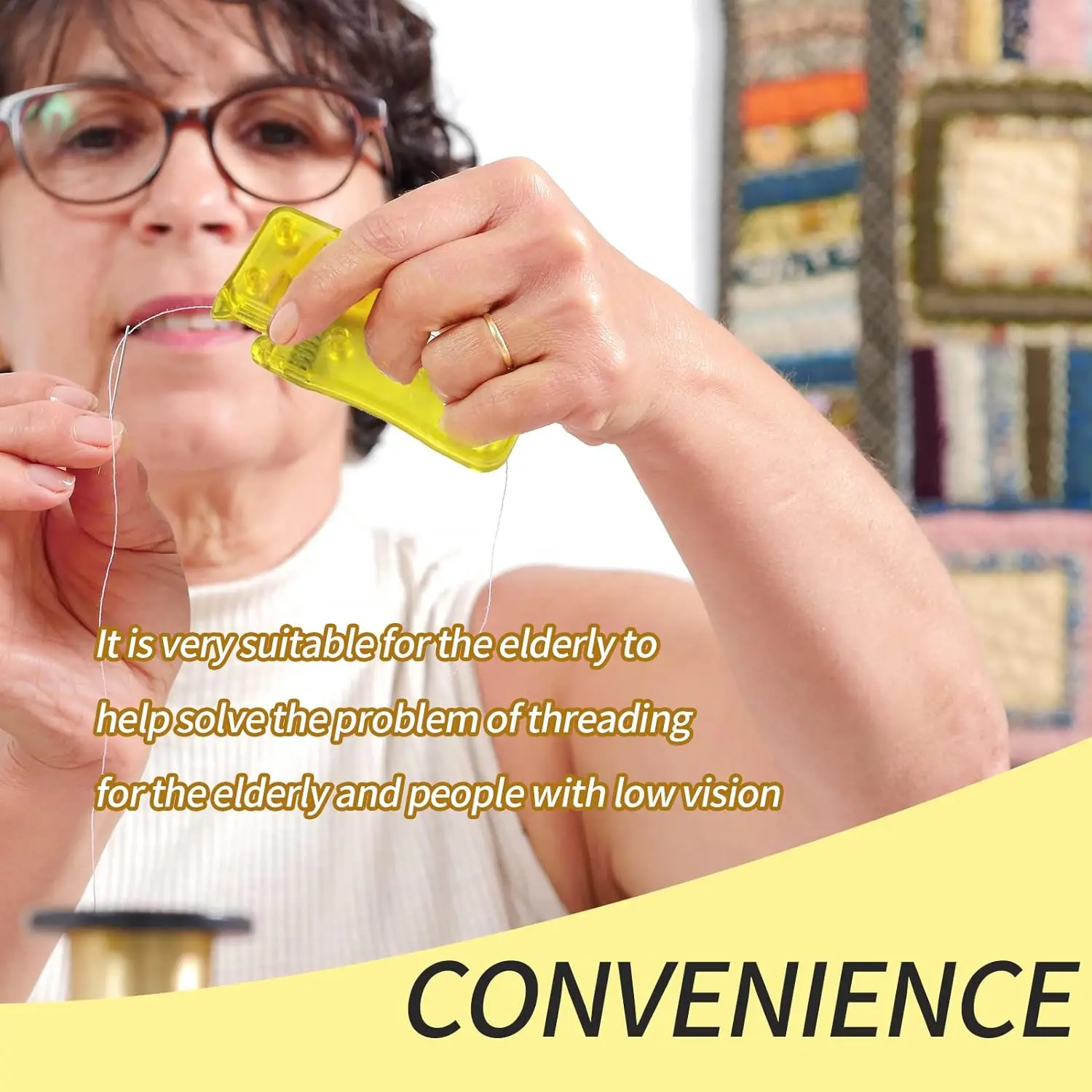 자동 쉬운 바늘 스레더 도구, 셀프 스레드 가이드, 플라스틱 바느질 액세서리, 손 바느질, 빠른 바늘 스레딩, 1-3 개