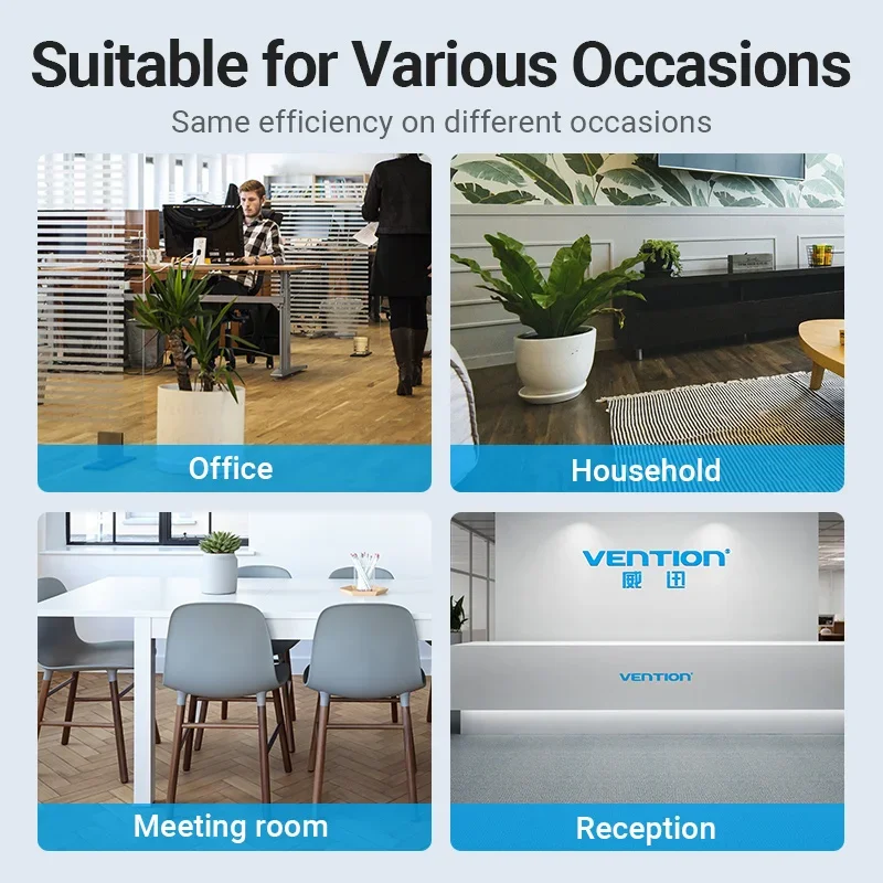 Vention-USB 프린터 케이블 USB 유형 B Male to A Male USB 2.0 케이블, 캐논 엡손 HP ZJiang 라벨 프린터 USB 2.0 프린터 케이블