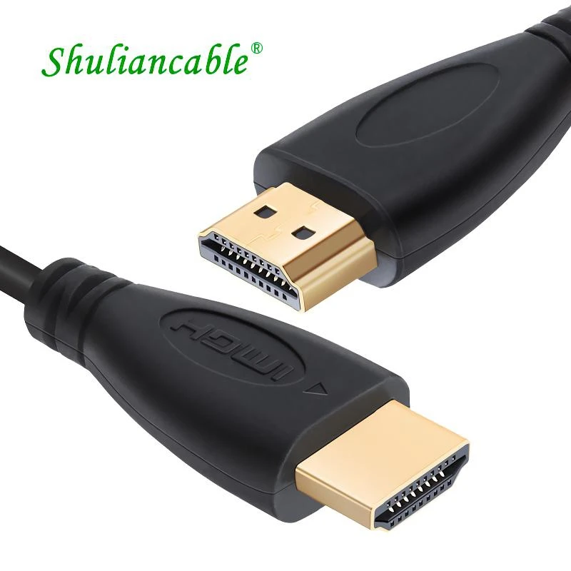 Shuliancable HD TV XBOX PS4 컴퓨터용 고속 HDMI 케이블, 1.4 비디오 케이블, 3D 금도금 케이블, 1080P, 1m-20m title=Shuliancable HD TV XBOX PS4 컴퓨터용 고속 HDMI 케이블, 1.4 비디오 케이블, 3D 금도금 케이블, 1080P, 1m-20m 