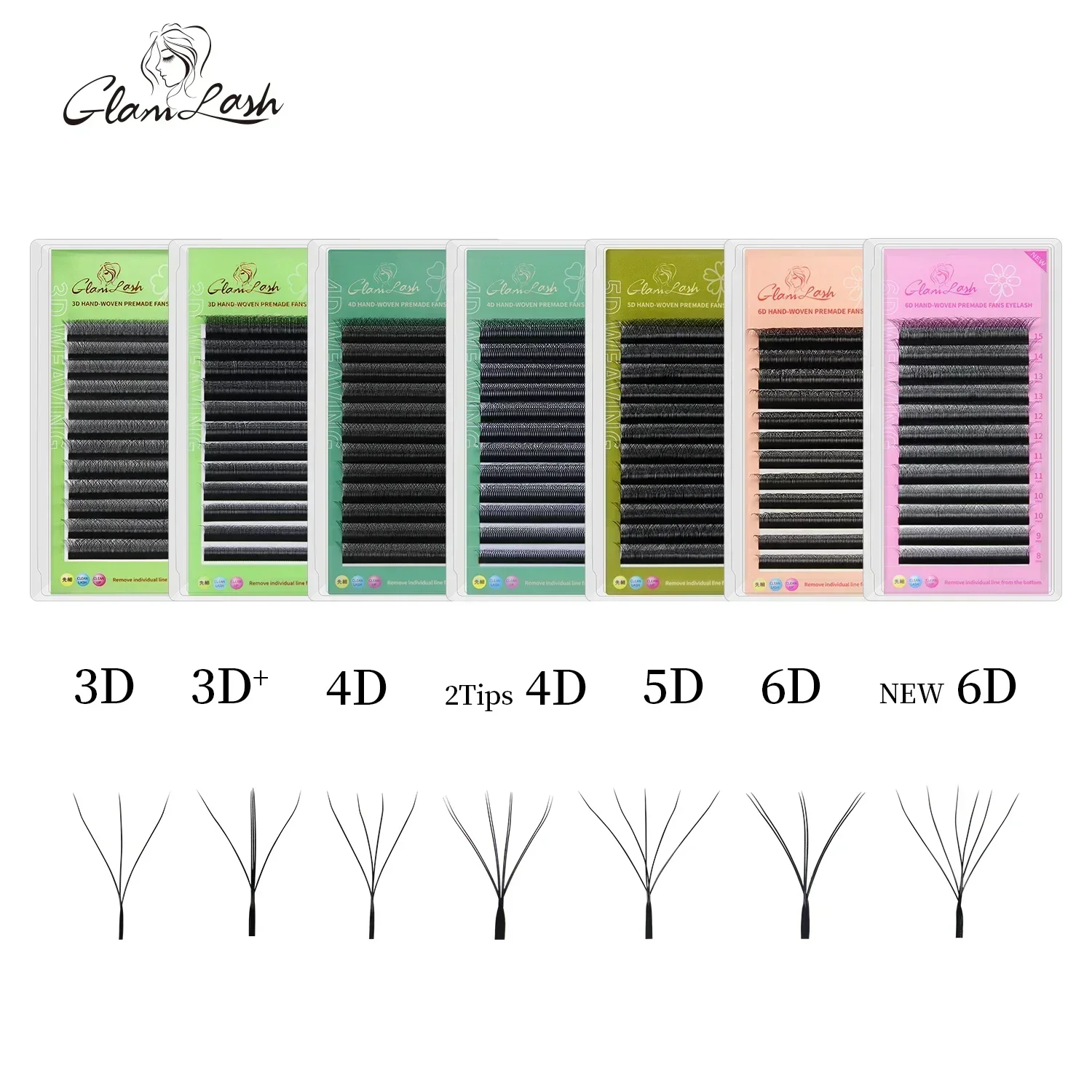 GLAMLASH W 모양 블룸 속눈썹, 3D, 4D, 5D, 6D, 자동 꽃, 프리메이드 볼륨 팬, 속눈썹 연장, 내추럴 소프트 title=GLAMLASH W 모양 블룸 속눈썹, 3D, 4D, 5D, 6D, 자동 꽃, 프리메이드 볼륨 팬, 속눈썹 연장, 내추럴 소프트 