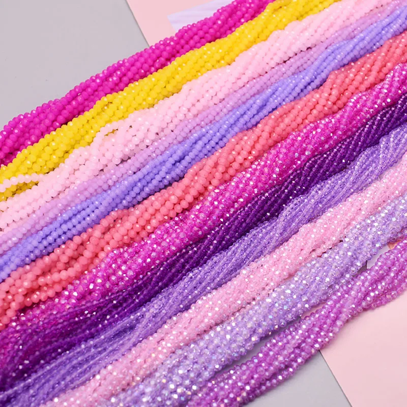 로즈 레드 염색 론델 크리스탈 유리 비즈 1 2 3 4mm, 플랫면 처리 된 루즈 스페이서 유리 비즈 쥬얼리 제작 쥬얼리 DIY title=로즈 레드 염색 론델 크리스탈 유리 비즈 1 2 3 4mm, 플랫면 처리 된 루즈 스페이서 유리 비즈 쥬얼리 제작 쥬얼리 DIY