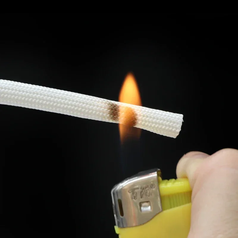 고온 화학 유리 섬유 슬리브, 브레이드 유리 섬유 슬리브, 1mm ~ 40 mm 600, 1 5M ID