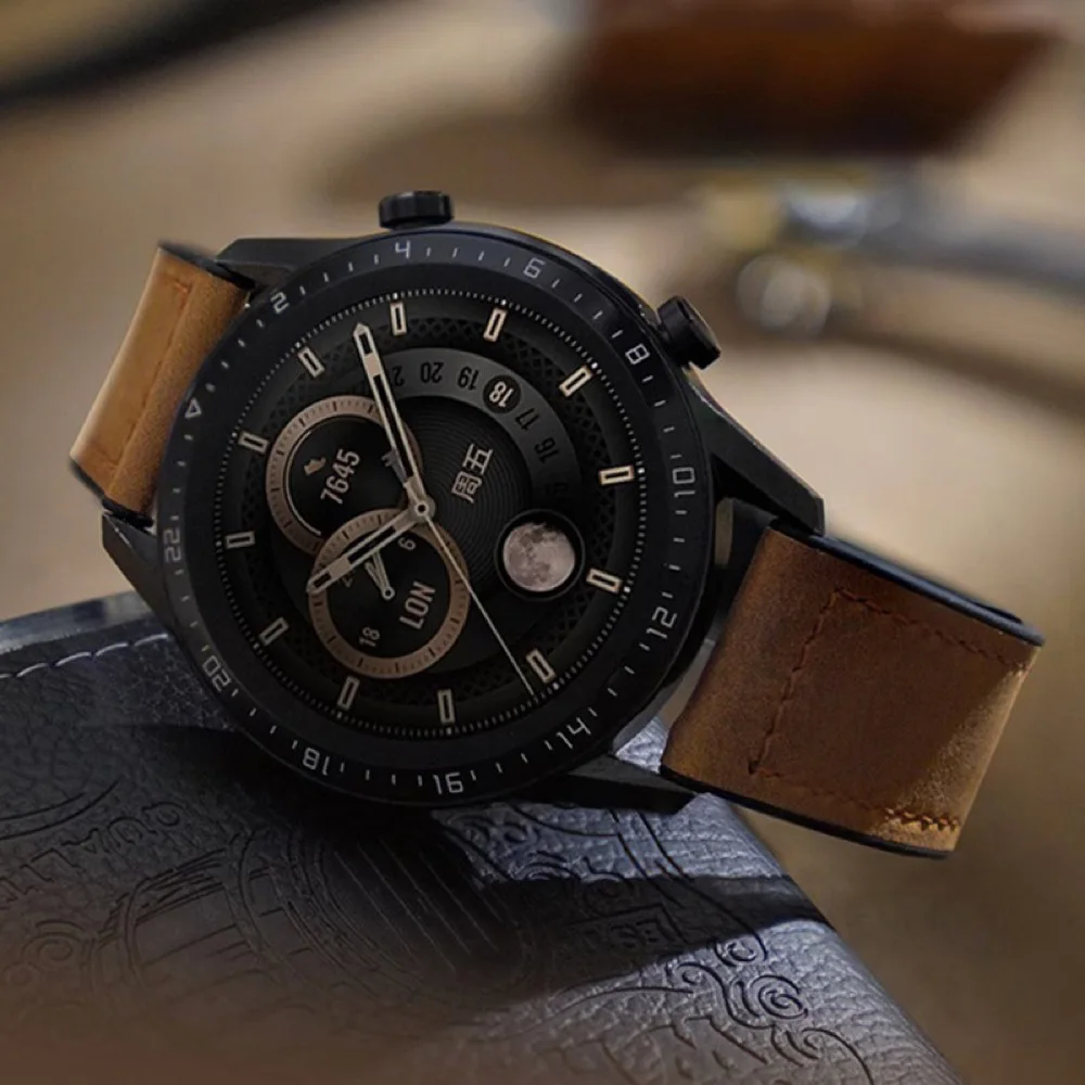 Huawei Watch GT 5 4 용 가죽 실리콘 스트랩, 46mm 41mm 밴드 팔찌, Huawei GT5 GT4 GT3 Pro GT2 20mm 22mm 스트랩