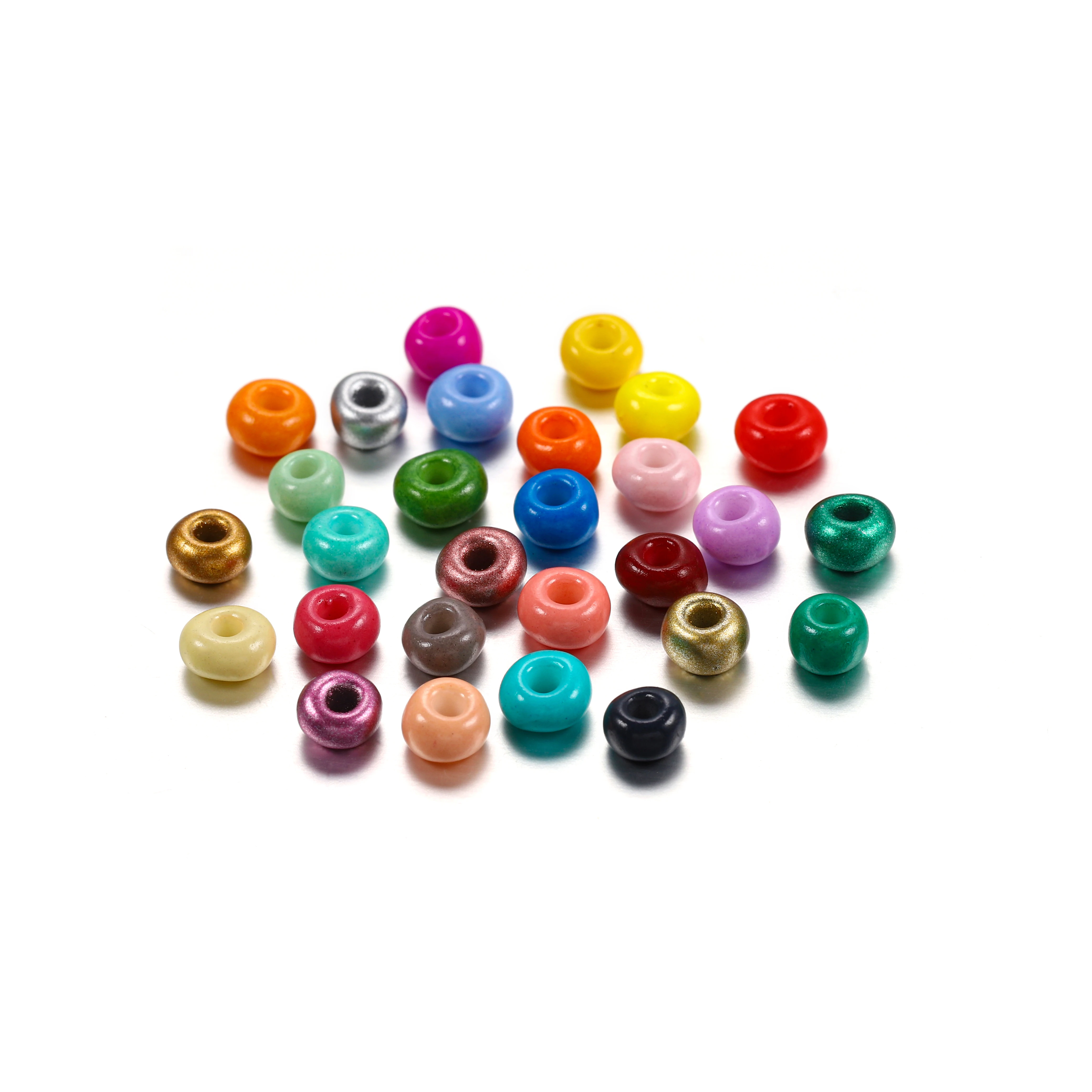 DIY 주얼리 제작 귀걸이 팔찌, 체코 시드 비즈, 작은 라운드 루즈 비즈, 매력 유리 비즈, 도매, 3mm, 4mm, 300 개, 600 개