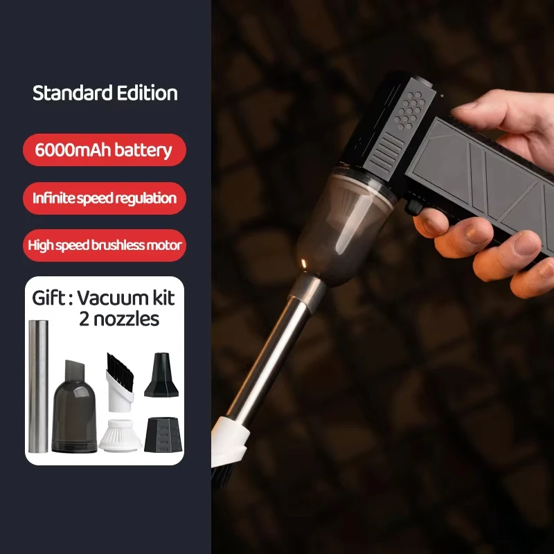 폭력적인 팬 200000 RPM 강력한 공기 송풍기 진공 먼지 청소기 Type-C 충전 강한 바람 53 메터/초 브러시리스 터보 제트 송풍기 