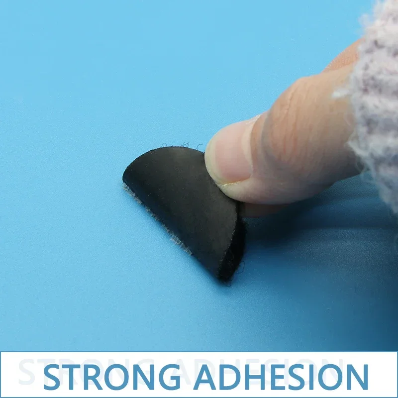 자체 접착 패스너 테이프 도트 10/15/20/25/30mm 스티커 도트 접착 테이프 라운드 후크 루프 가슴 테이프, 강한 접착제, 흰색 검정색