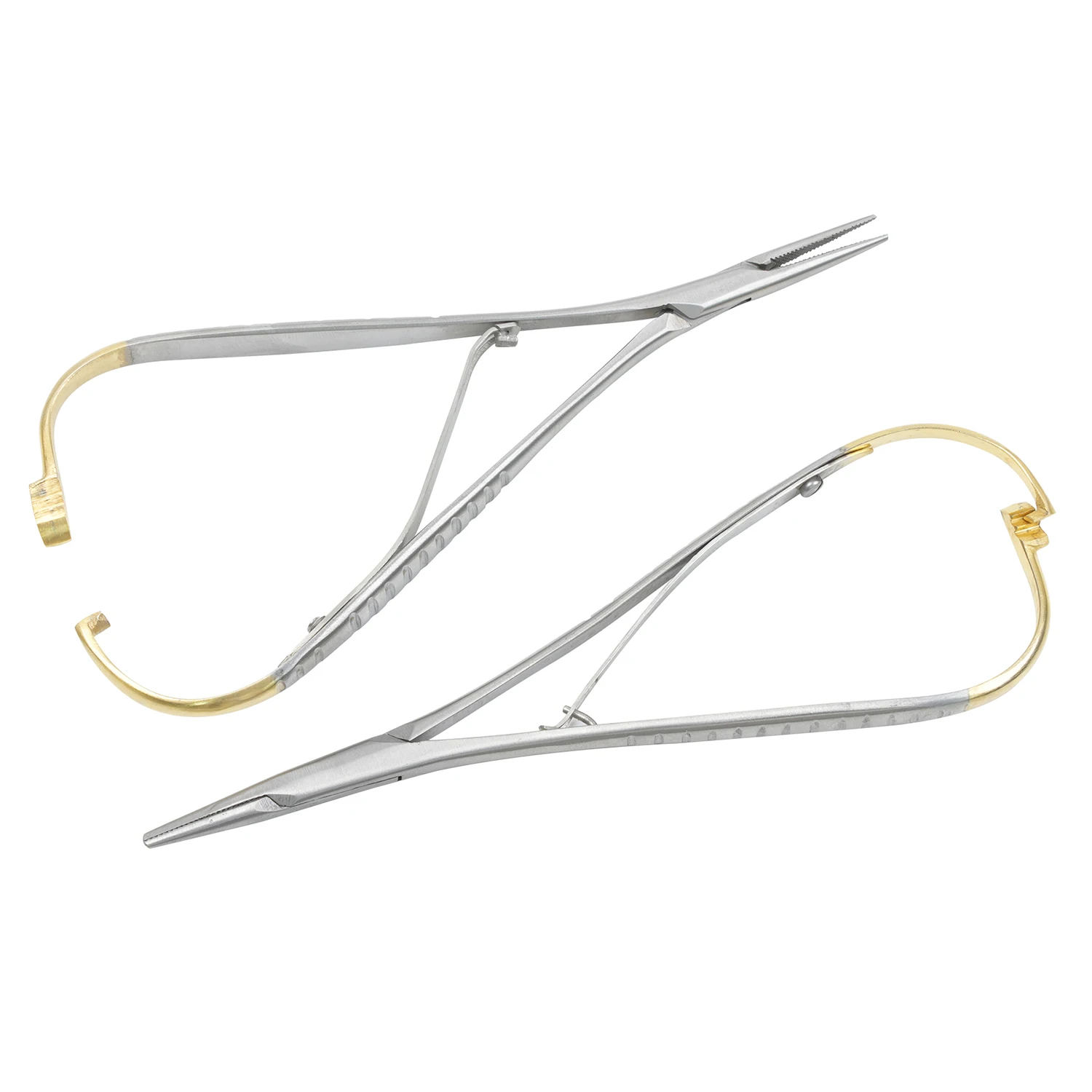 WELLCK 치과 바늘 홀더, 핀셋 교정 기구, 치과 제품, 스테인리스 스틸, Mathieu 바늘 홀더, 1 개