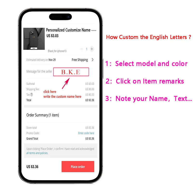 맞춤형 이니셜 이름 글자 가죽 휴대폰 케이스, 아이폰 16 15 14 13 12 11 프로 맥스 16 15 14 플러스 충격 방지 커버