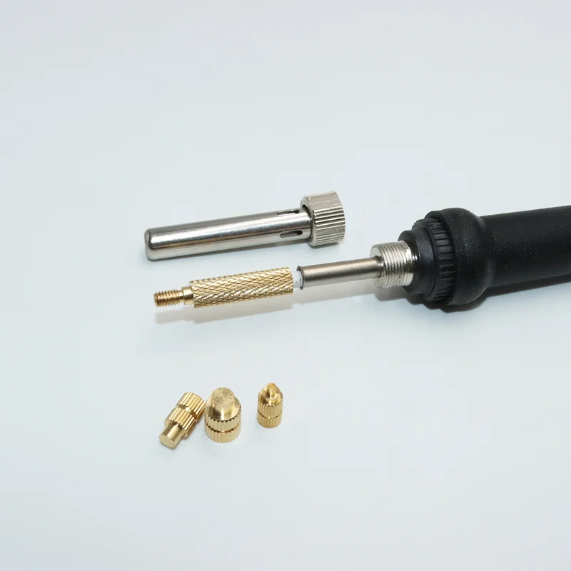 열 세트 인서트 납땜 다리미 팁, M2 M3 M4 M5 M6 황동 핫멜트 인서트 너트, 플라스틱 3D 인쇄용 내장 스레드 삽입 키트