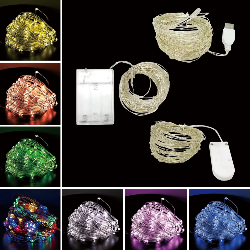 구리 와이어 배터리 박스, 화환 LED 웨딩 장식, 홈 데코, 요정 파티 장식, 스트링 라이트, 1m, 2m, 3m, 10m title=구리 와이어 배터리 박스, 화환 LED 웨딩 장식, 홈 데코, 요정 파티 장식, 스트링 라이트, 1m, 2m, 3m, 10m