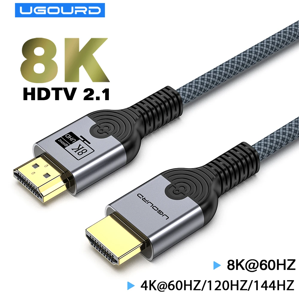 HDTV용 초고화질 비디오 케이블, 8K HDMI 호환 2.1 케이블, 고속 48Gbps 동적 HDR, 8K, 60Hz, 4K, 120Hz UHD, 3m, 5m title=HDTV용 초고화질 비디오 케이블, 8K HDMI 호환 2.1 케이블, 고속 48Gbps 동적 HDR, 8K, 60Hz, 4K, 120Hz UHD, 3m, 5m 