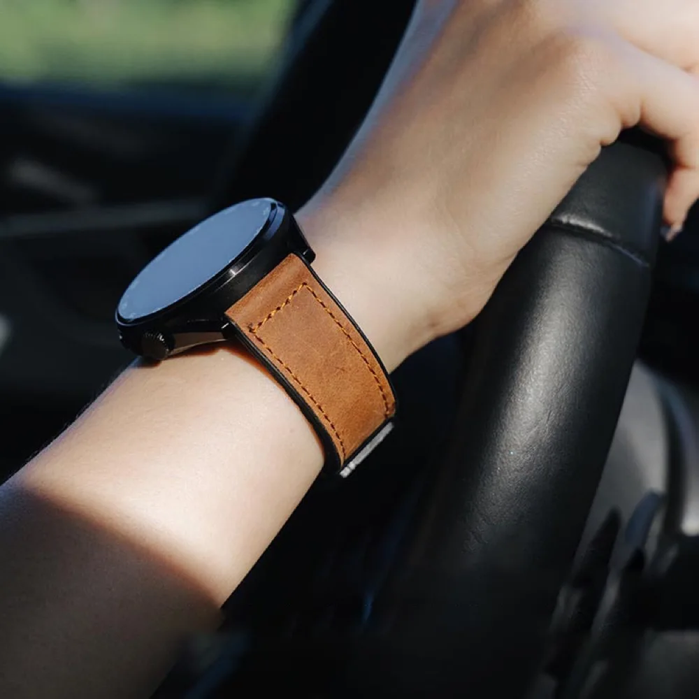 Huawei Watch GT 5 4 용 가죽 실리콘 스트랩, 46mm 41mm 밴드 팔찌, Huawei GT5 GT4 GT3 Pro GT2 20mm 22mm 스트랩