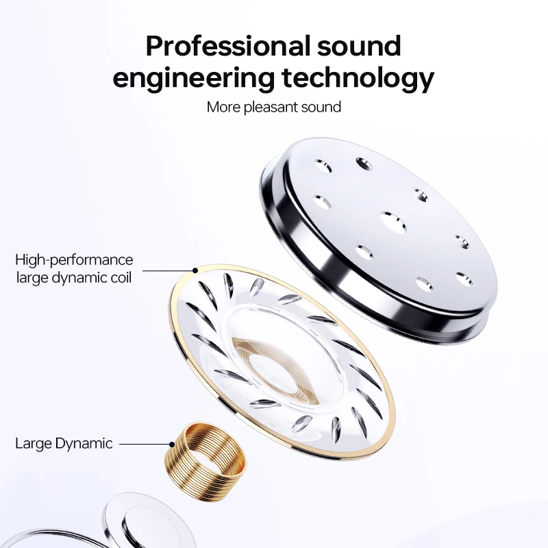 ZQB A3 TWS 무선 블루투스 이어폰, 노이즈 캔슬링 오버 이어 헤드셋, 터치 스포츠 헤드셋, 마이크 포함, HD 통화 방수