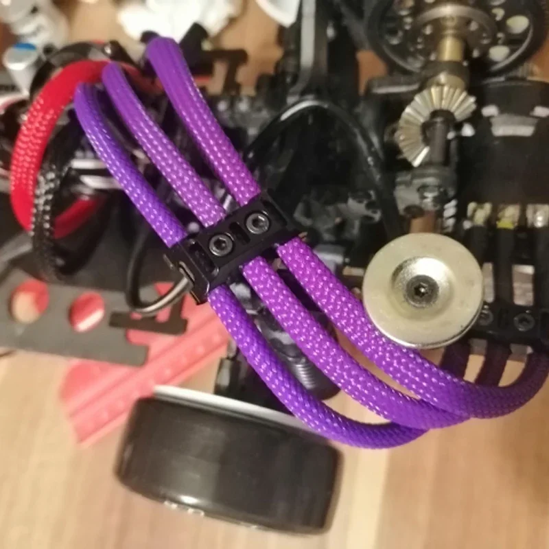 절연 PET 브레이드 슬리브, 고밀도 와이어 랩 시스 보호, 블랙 레드 케이블 슬리브, 2m, 4mm, 6mm, 8mm, 10mm, 12mm, 14mm, 16mm, 20mm, 25mm, 30mm, 40mm