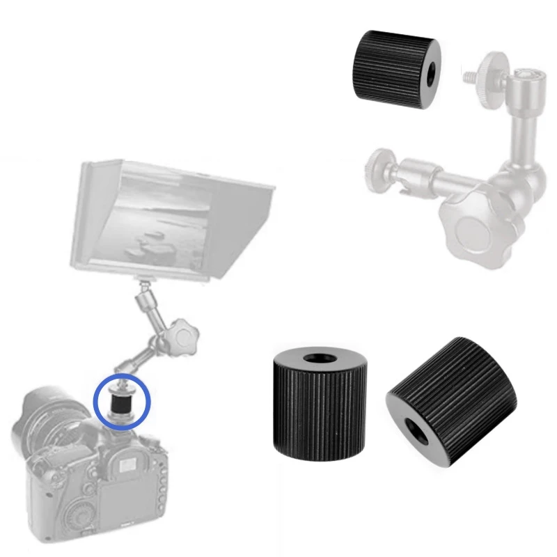 1/4-3/8 카메라 변환 나사 마이크 5/8-27-1/4 3/8 어댑터 나사 볼헤드 삼각대 사진 카메라 액세서리