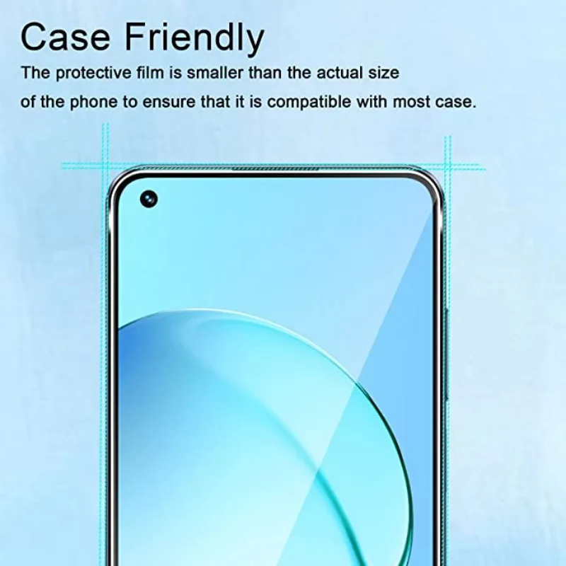 Realme 화면 보호기 보호 유리, Realme 8 9 10 Pro 8i 8S 9i 10S 10T, Realme 7 6 5 Pro 7i 6i 5i 6S 5S 용 강화 유리, 2 개