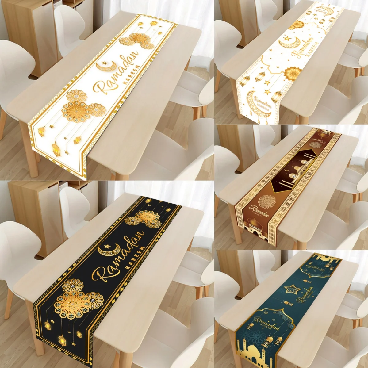 라마단 카림 테이블 러너 Eid 무바라크 장식 2025 홈 라마단 무바라크 이슬람 무슬림 파티 Eid Al-Fitr 선물 라마단 장식 title=라마단 카림 테이블 러너 Eid 무바라크 장식 2025 홈 라마단 무바라크 이슬람 무슬림 파티 Eid Al-Fitr 선물 라마단 장식 