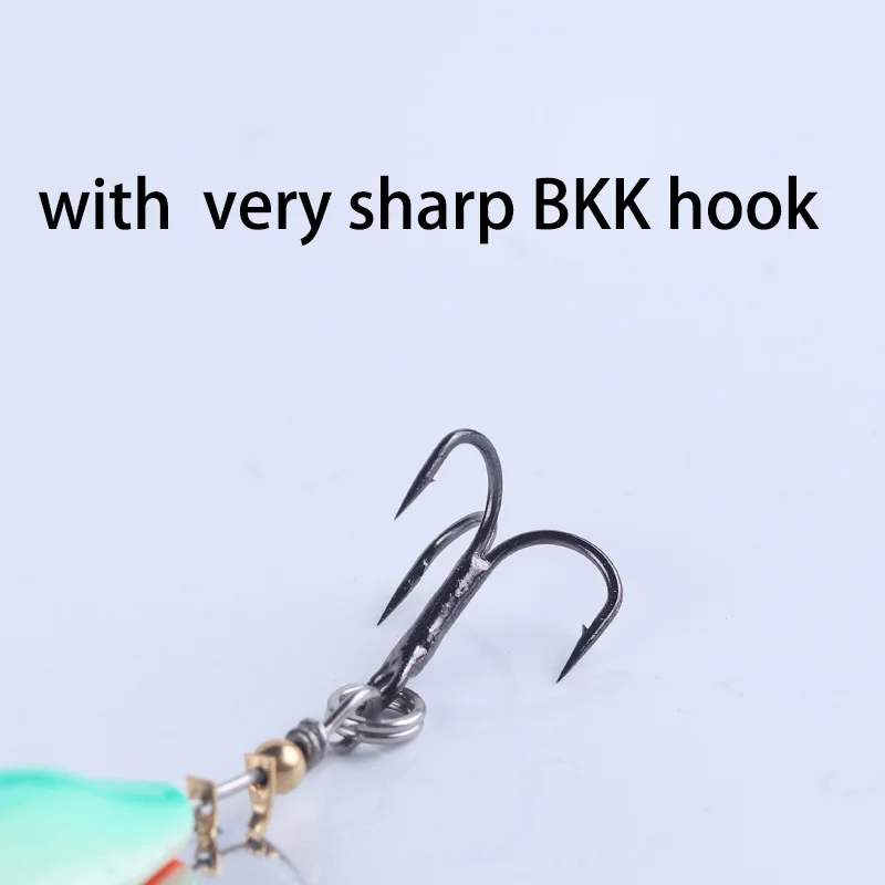 BassLegend-낚시 테일 스핀 마이크로 스피너 베이트베이스 송어, 진동 테일 회전 블레이드 스핀 8g 11g 15g