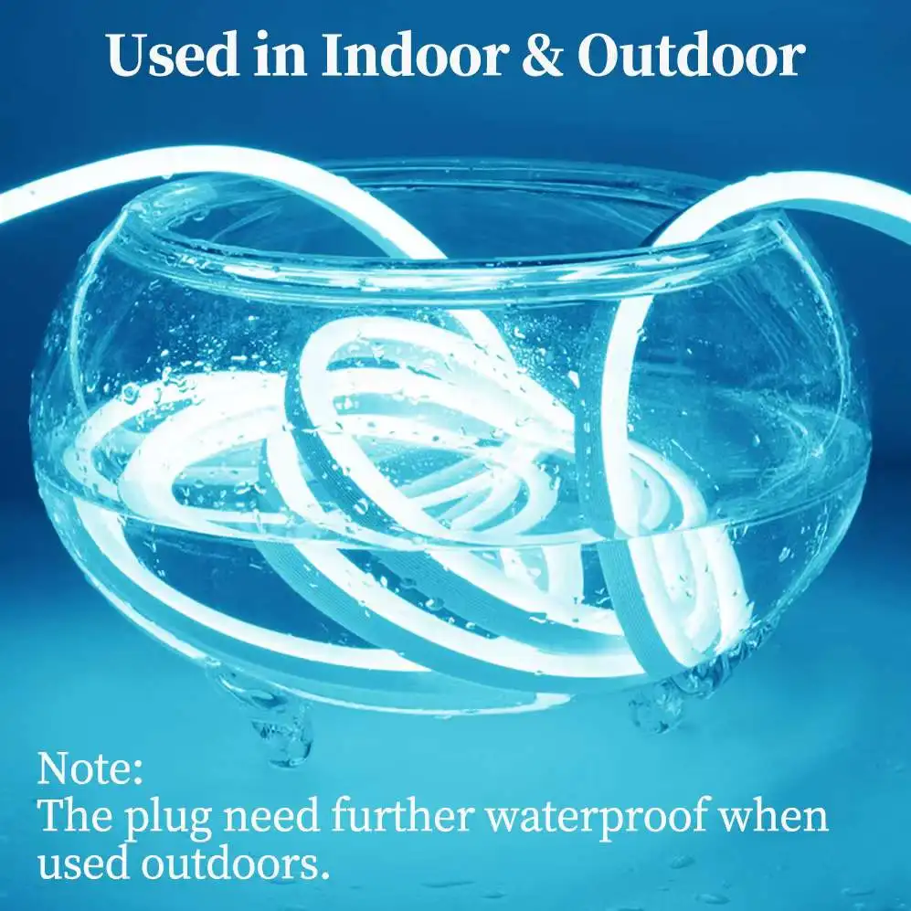 5V 12V 24V Led 네온 스트립 라이트 6mm, 좁은 로프 플렉스 테이프 실리콘 튜브 바 방수 DIY 사인 레드 그린 블루 옐로우 핑크 화이트