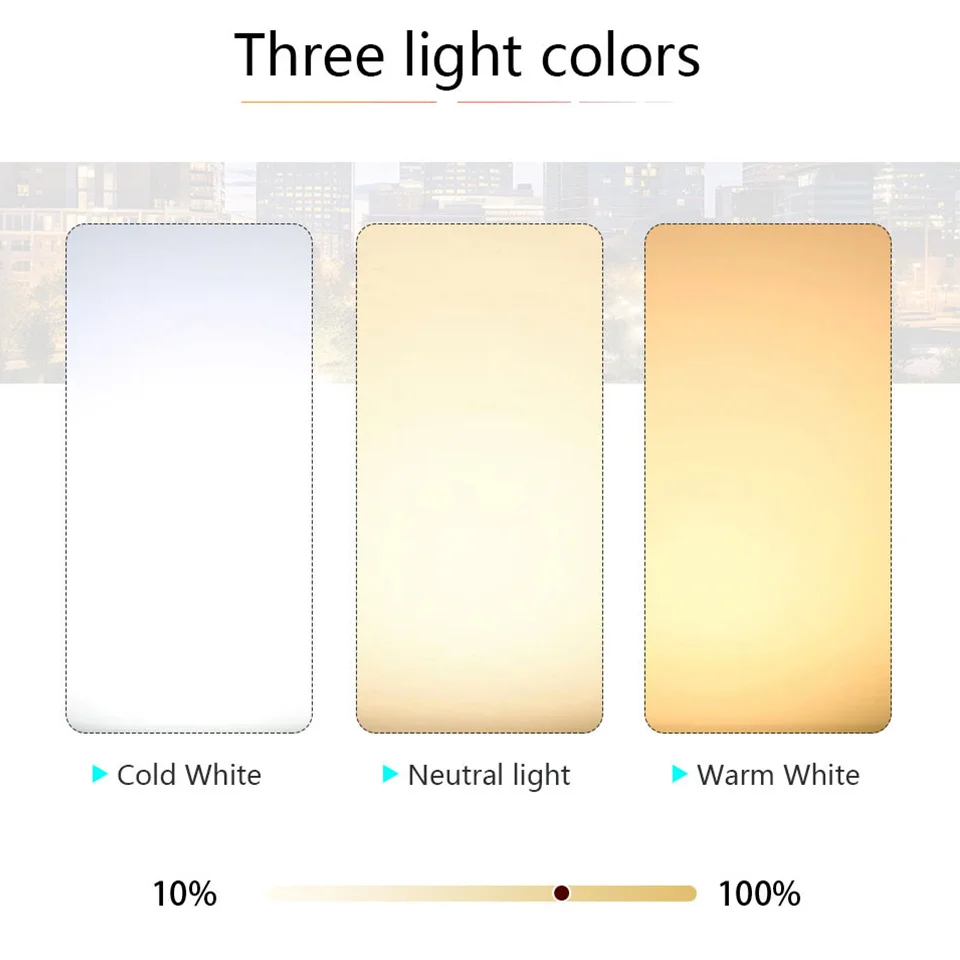 LED PIR 모션 센서 투광 조명 벽 조명 야외 3 색 AC220V 100W 50W 30W 20W 10W IP66방수 LED 스포트라이트 정원